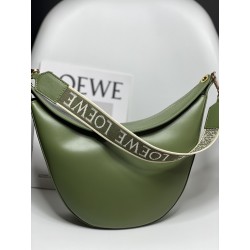 로에베 Loewe 3070 Luna Bag in Satin Calfskin and Jacquard