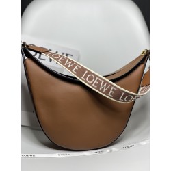 로에베 Loewe 3070 Luna Bag in Satin Calfskin and Jacquard