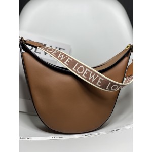 로에베 Loewe 3070 Luna Bag in Satin Calfskin and Jacquard