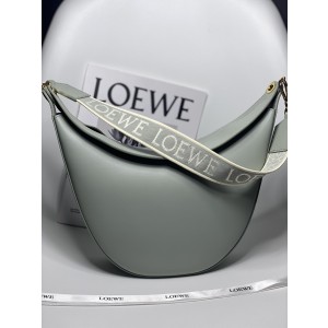 로에베 Loewe 3070 Luna Bag in Satin Calfskin and Jacquard