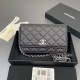 샤넬 Chanel AP3723 Classic Wallet On Chain WOC Black 20cm