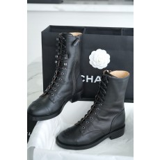 샤넬 CHANEL 앵클 부츠 Black