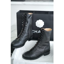 샤넬 CHANEL 앵클 부츠 Black