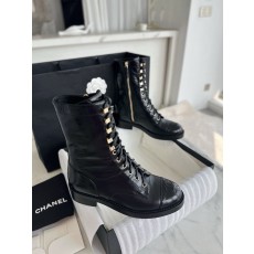 샤넬 CHANEL 앵클 부츠 Black