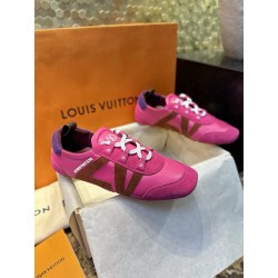 루이비통 Louis Vuitton 1AHNEC Sneakerina 스니커리나 푸시아 핑크