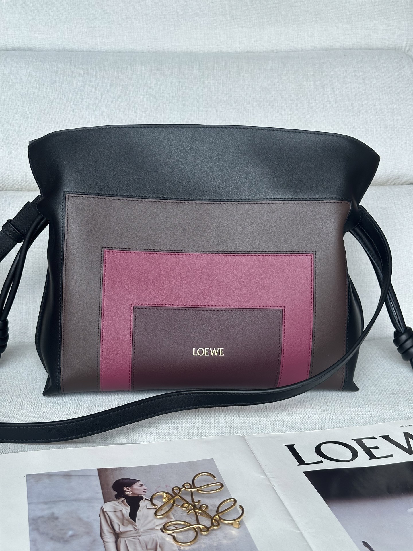 로에베 Loewe 11050-1 Flamenco bag 30cm