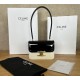 셀린느 Celine 118053 Teen Garance Bag in Bicolour Patent Calfskin Black White 18.5cm