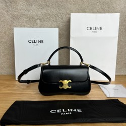 셀린느 Celine 119533 Teen Lola in Shiny Calfskin Black 21cm