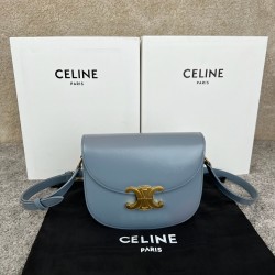 셀린느 Celine 110413 Besace Clea in Shiny Calfskin 18.5cm