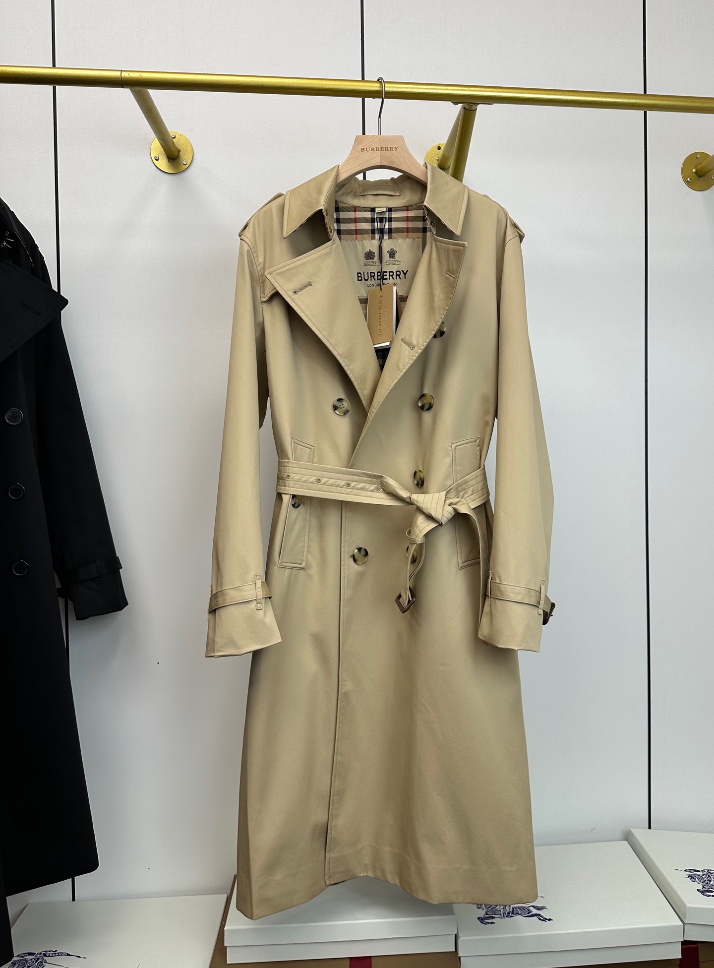 버버리 Burberry 롱 켄징턴 헤리티지 트렌치코트 80793851