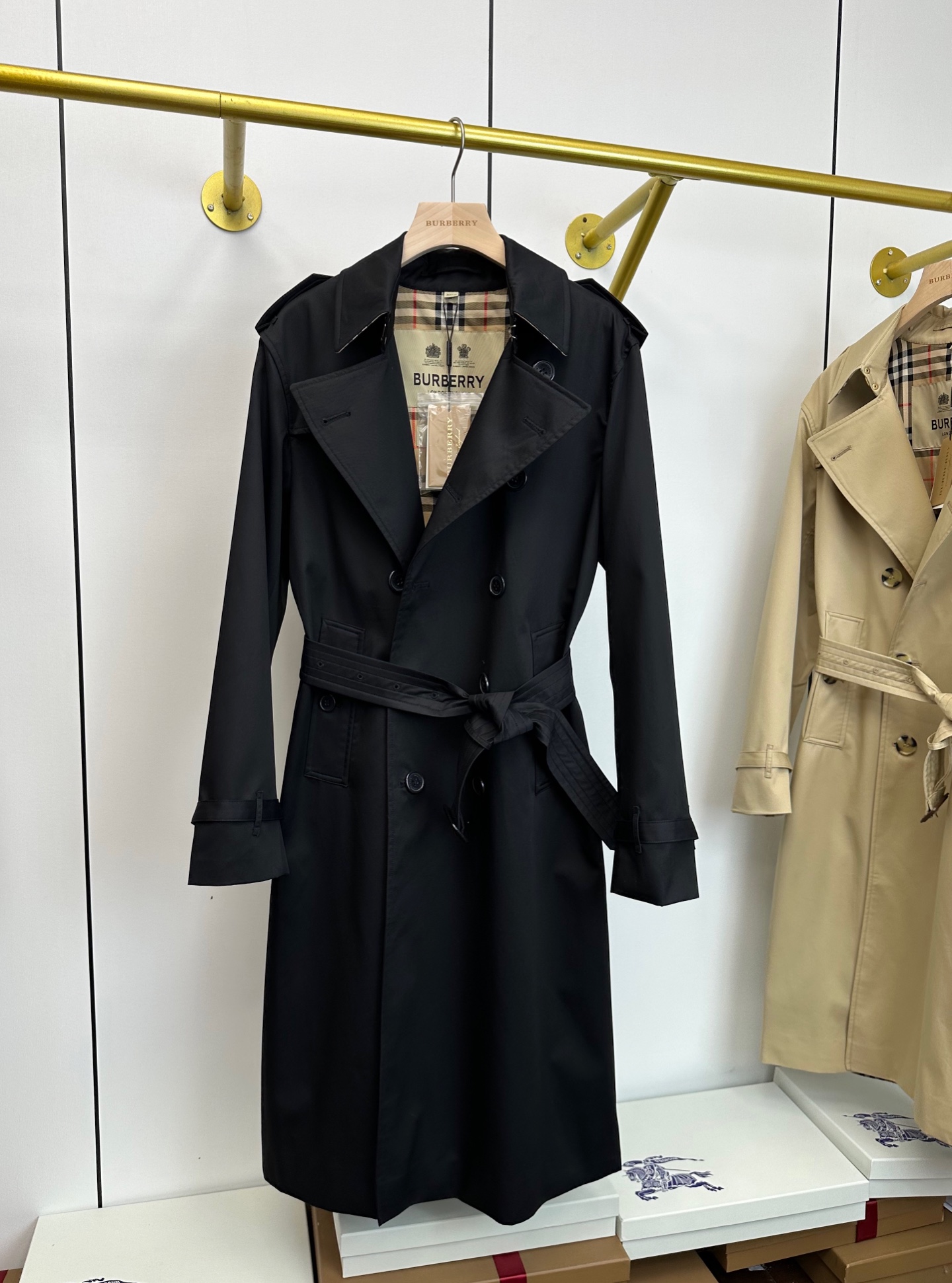 버버리 Burberry 롱 켄징턴 헤리티지 트렌치코트 80793841