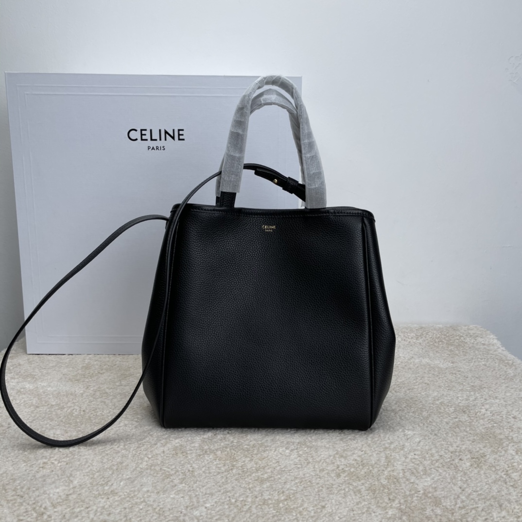 셀린느 Celine 170012 cacbs tote bag Black 27cm