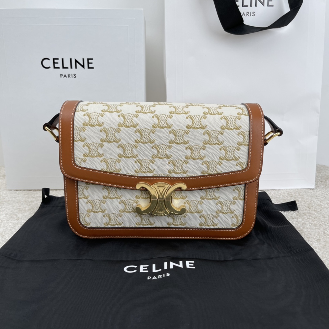 셀린느 Celine 187363 Classique Triomphe Bag 22.5cm