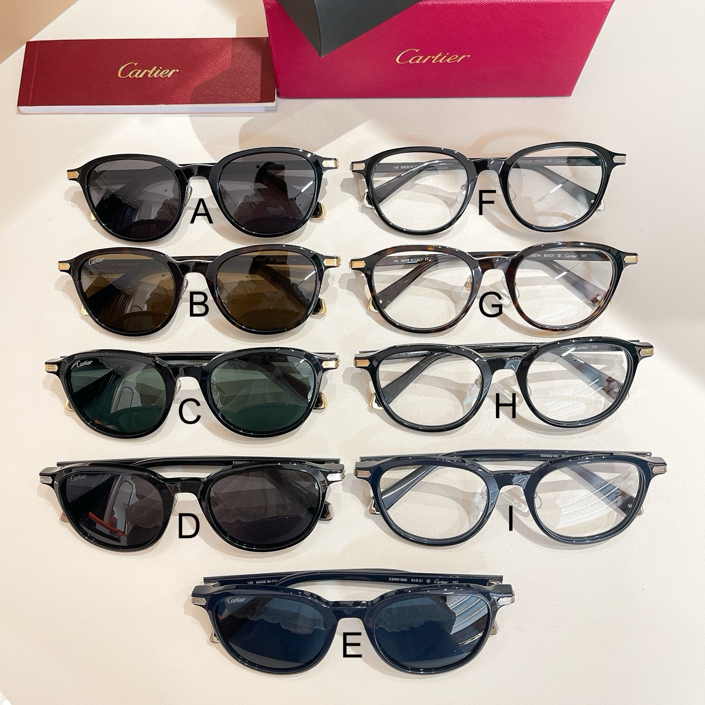 까르띠에 Cartier CT0541SA 53口21-145