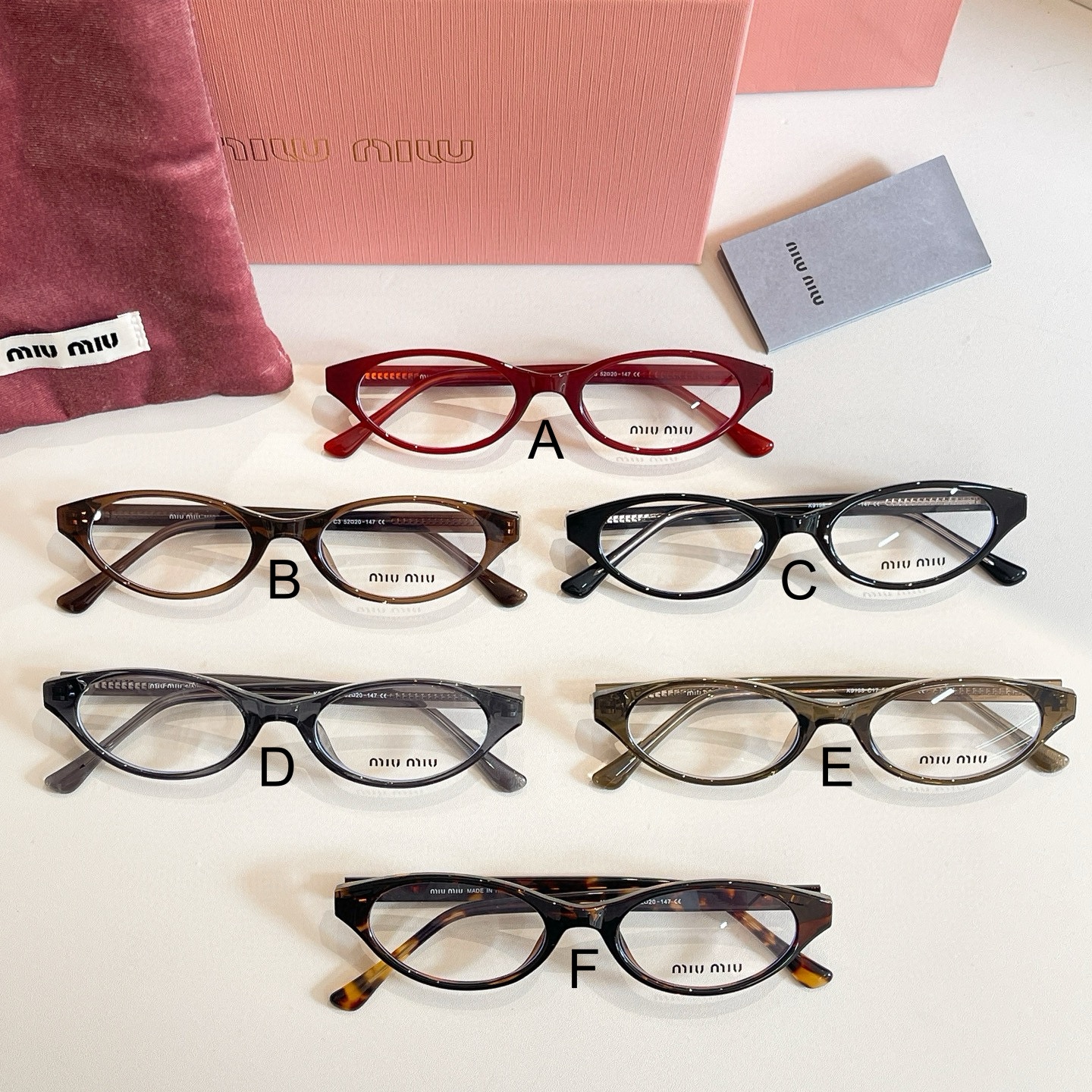 미우 미우 MIU MIU K9198 52口20-147