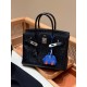 에르메스 Hermes Birkin 30cm KK ostrich 89 Noir/silver