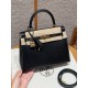 에르메스 Hermes Kelly 25cm Epsom 89 Noir/gold