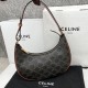 셀린느 Celine 193952 Ava Bag in Triomphe Canvas and Calfskin Tan 23cm