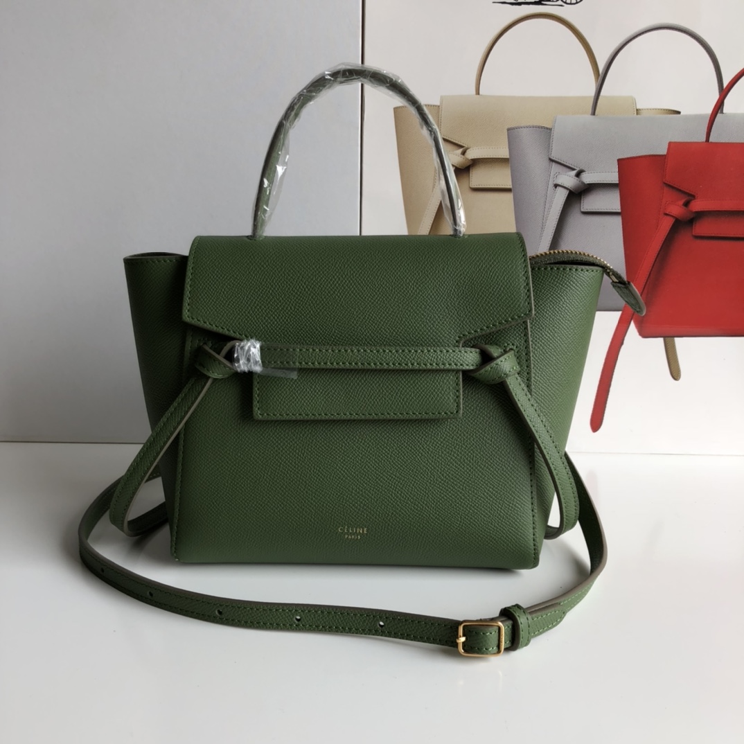 셀린느 Celine 189003 Nano Belt Bag in Grained Calfskin 20cm