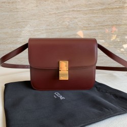 셀린느 Celine 192523 Teen Classic Bag in Box Calfskin 18.5cm
