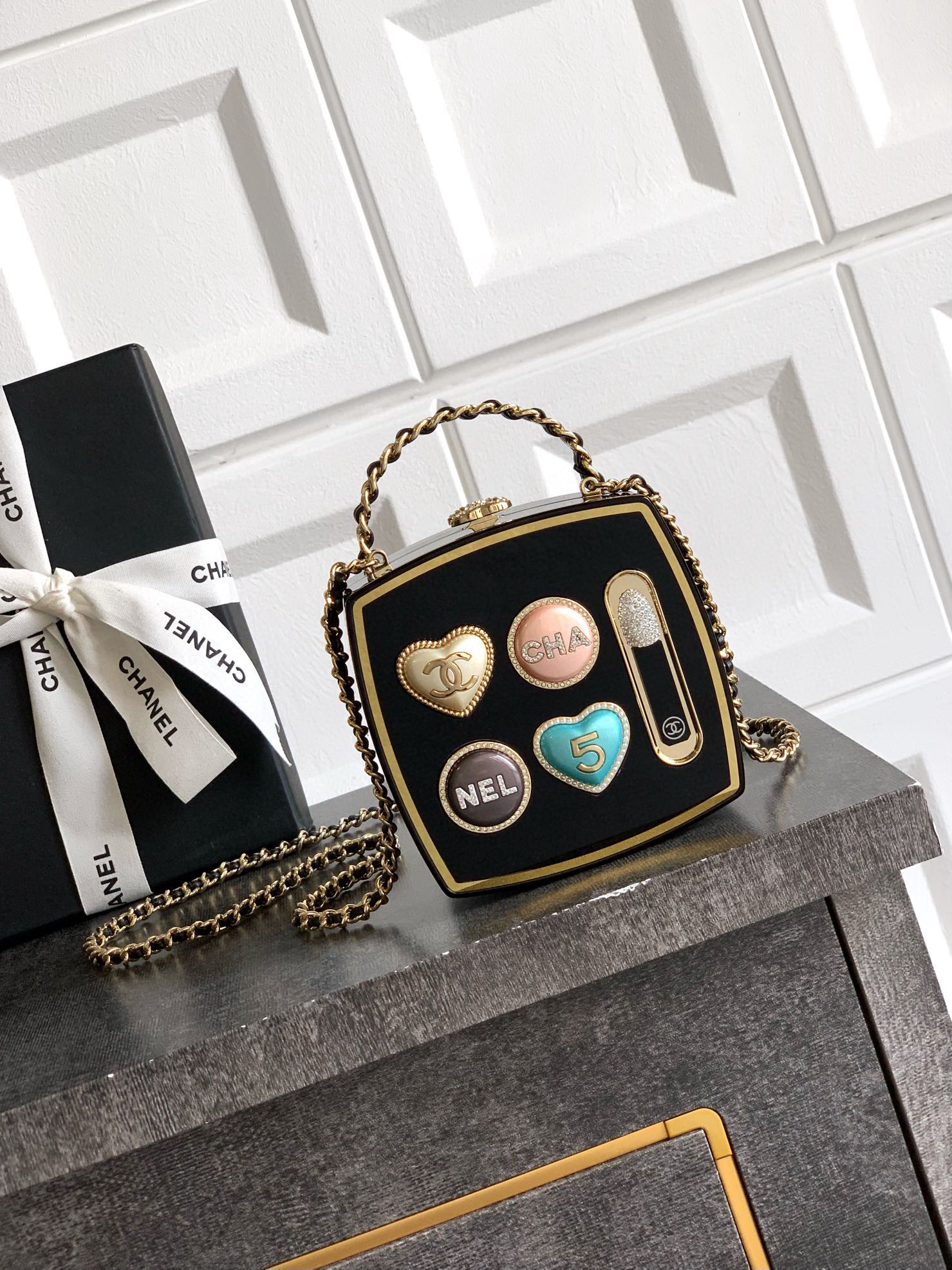 샤넬 Chanel 25B AS5652 메이크업 팔레트 미노디에르 플렉시 스트라스 14cm