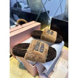 미우 미우 Miu Miu 슬리퍼