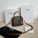 셀린느 Celine 120682 Teen Honorine Bag in Triomphe Canvas and Calfskin Tan 22cm