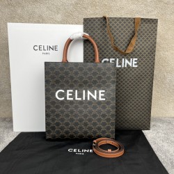 셀린느 Celine 191542 Multipochette in Triomphe Canvas Calfskin Tan