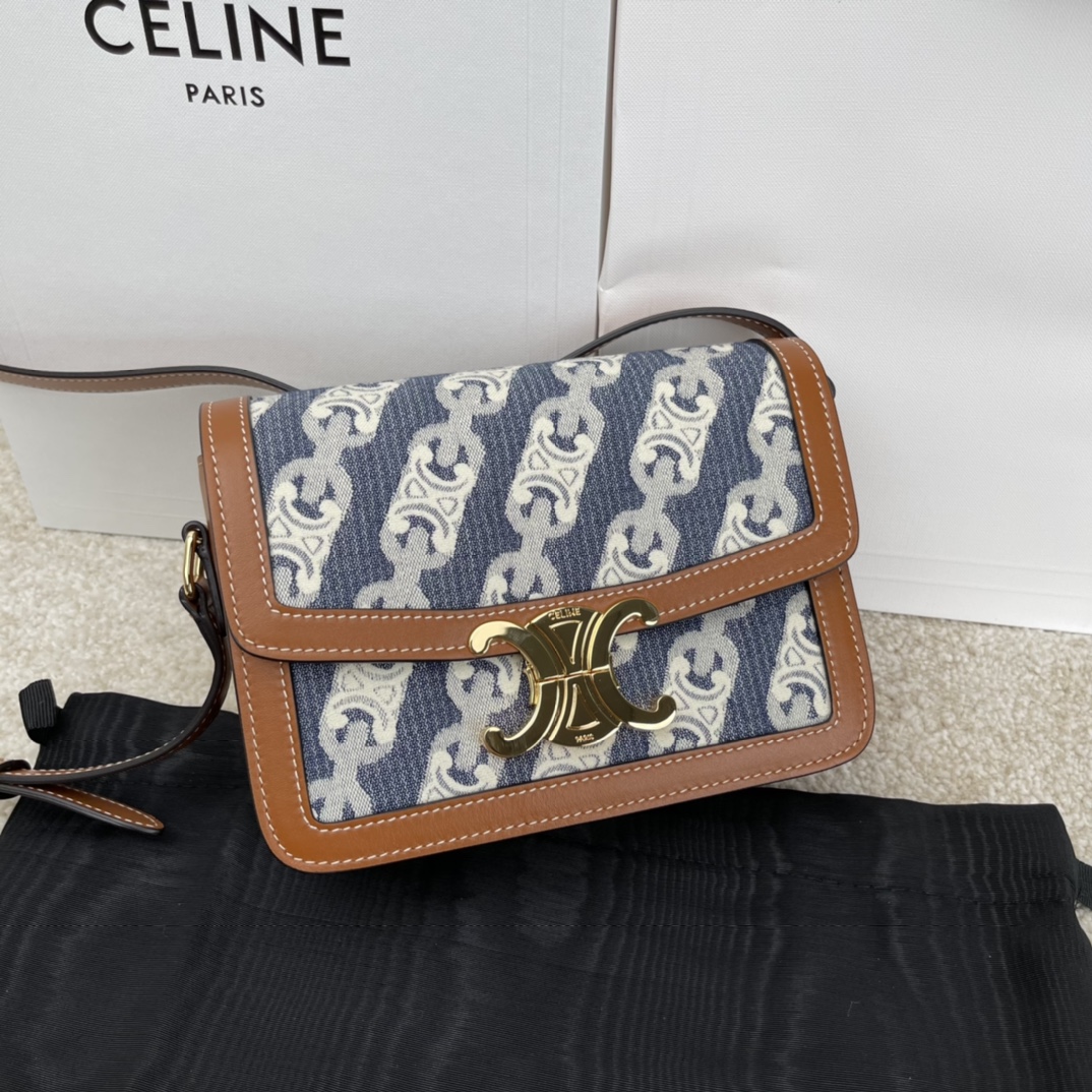 셀린느 Celine 188423 Teen Triomphe Bag 18.5cm
