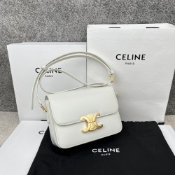 셀린느 Celine 188423 Teen Triomphe Bag in Shiny Calfskin 18.5cm