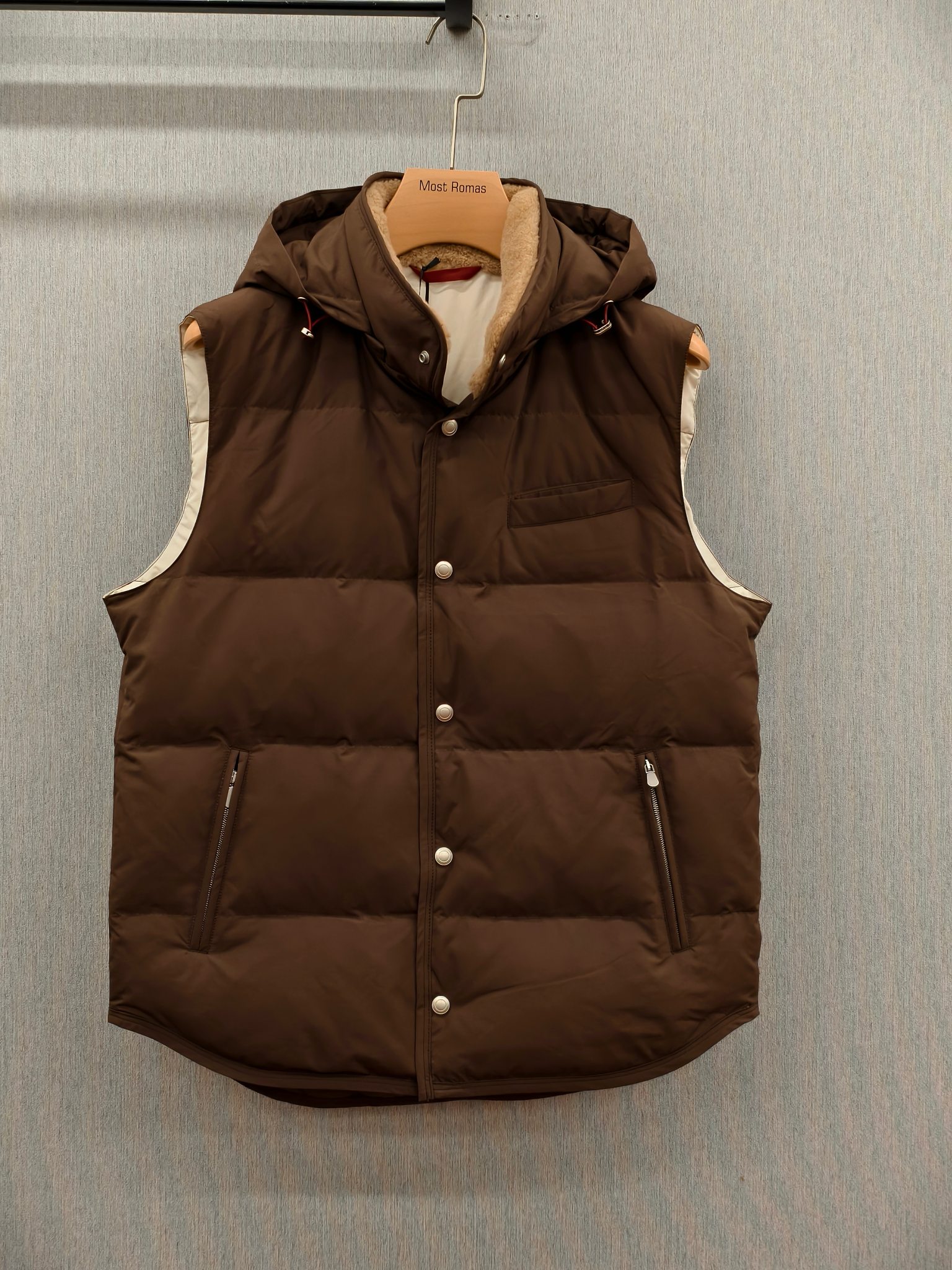 브루넬로 쿠치넬리 Brunello Cucineli 다운 베스트 조끼