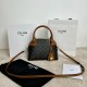 셀린느 Celine 121082 Small Bowling in Triomphe Canvas and Calfskin Tan 25cm