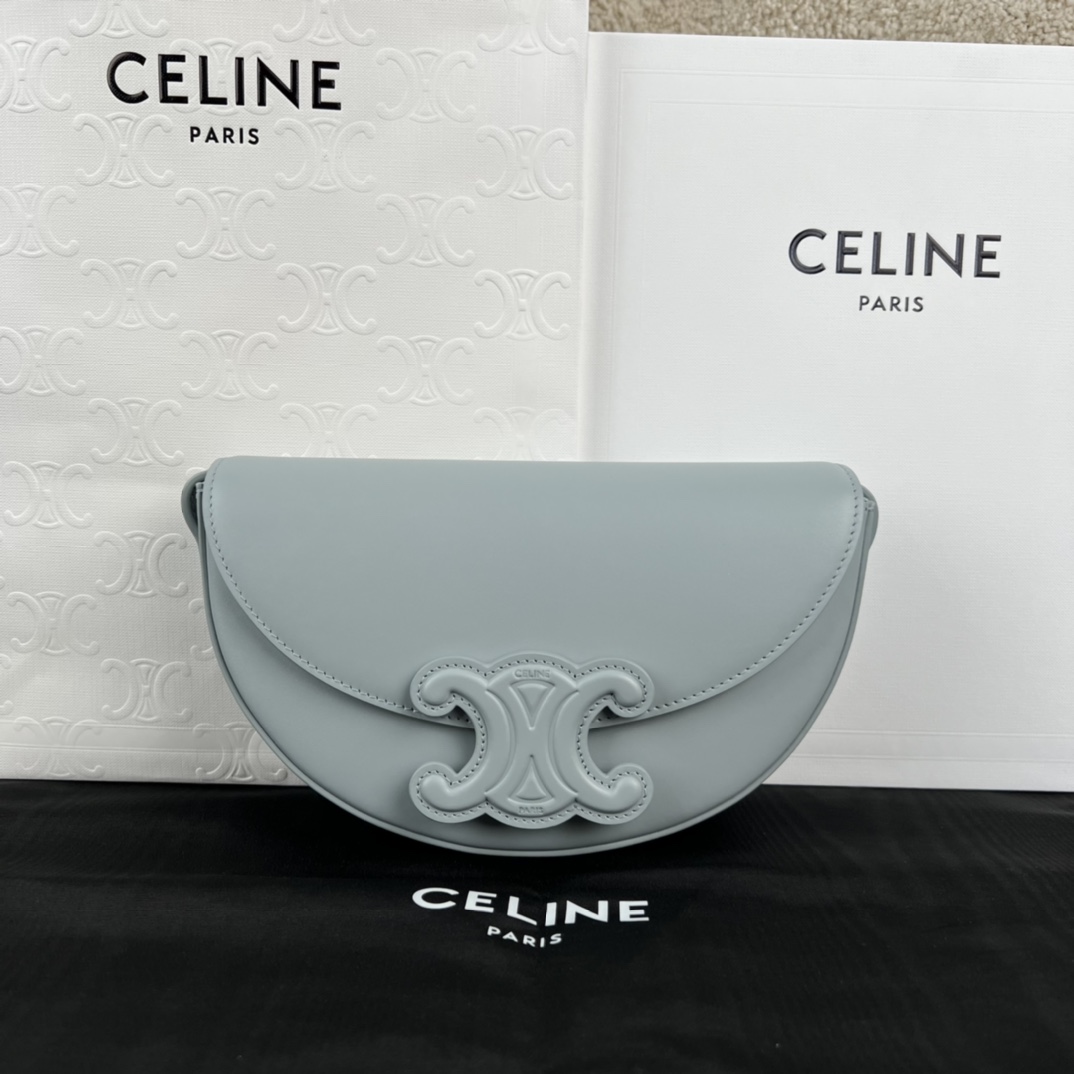 셀린느 Celine 111233 Besace Cuir Triomphe in Smooth Calfskin 23cm