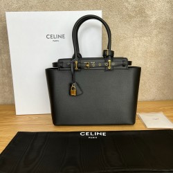 셀린느 Celine 199873 Celine Conti Bag in Supple Calfskin 34cm