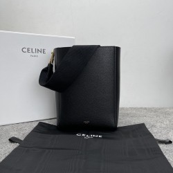 셀린느 Celine 189303 Small Sangle Bucket Bag in Soft Grained Calfskin