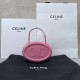 셀린느 Celine 198613 Oval Minaudiere Cuir Triomphe in Smooth Calfskin 14.5cm