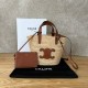 셀린느 Celine 115802 Teen Supple Celine Classic Panier in Raffia and Calfskin 21.5cm