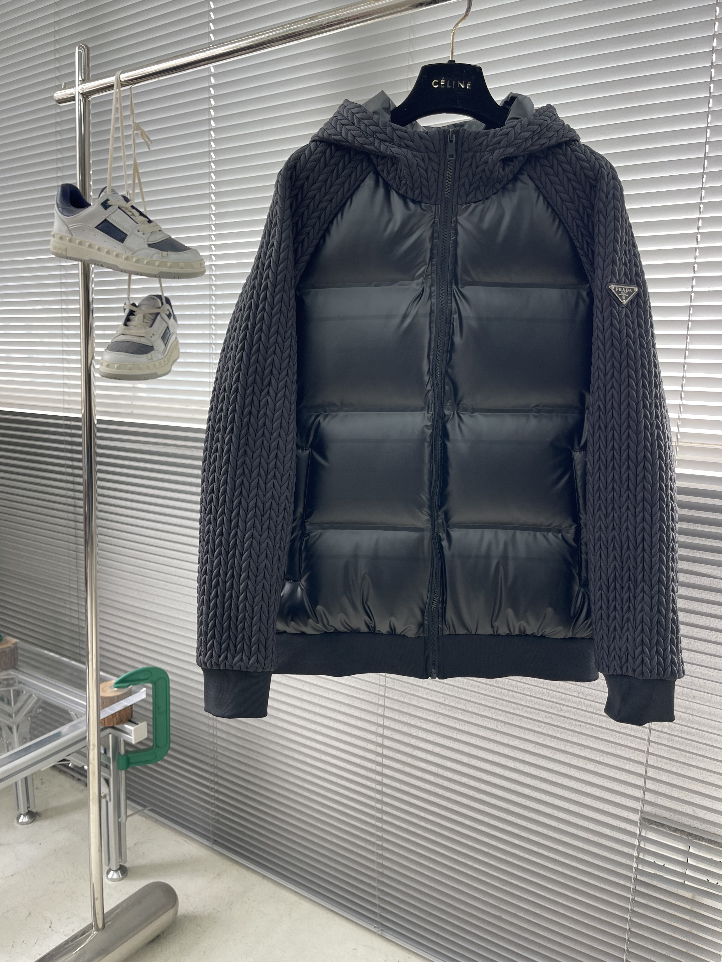 프라다 Prada 니트 패딩