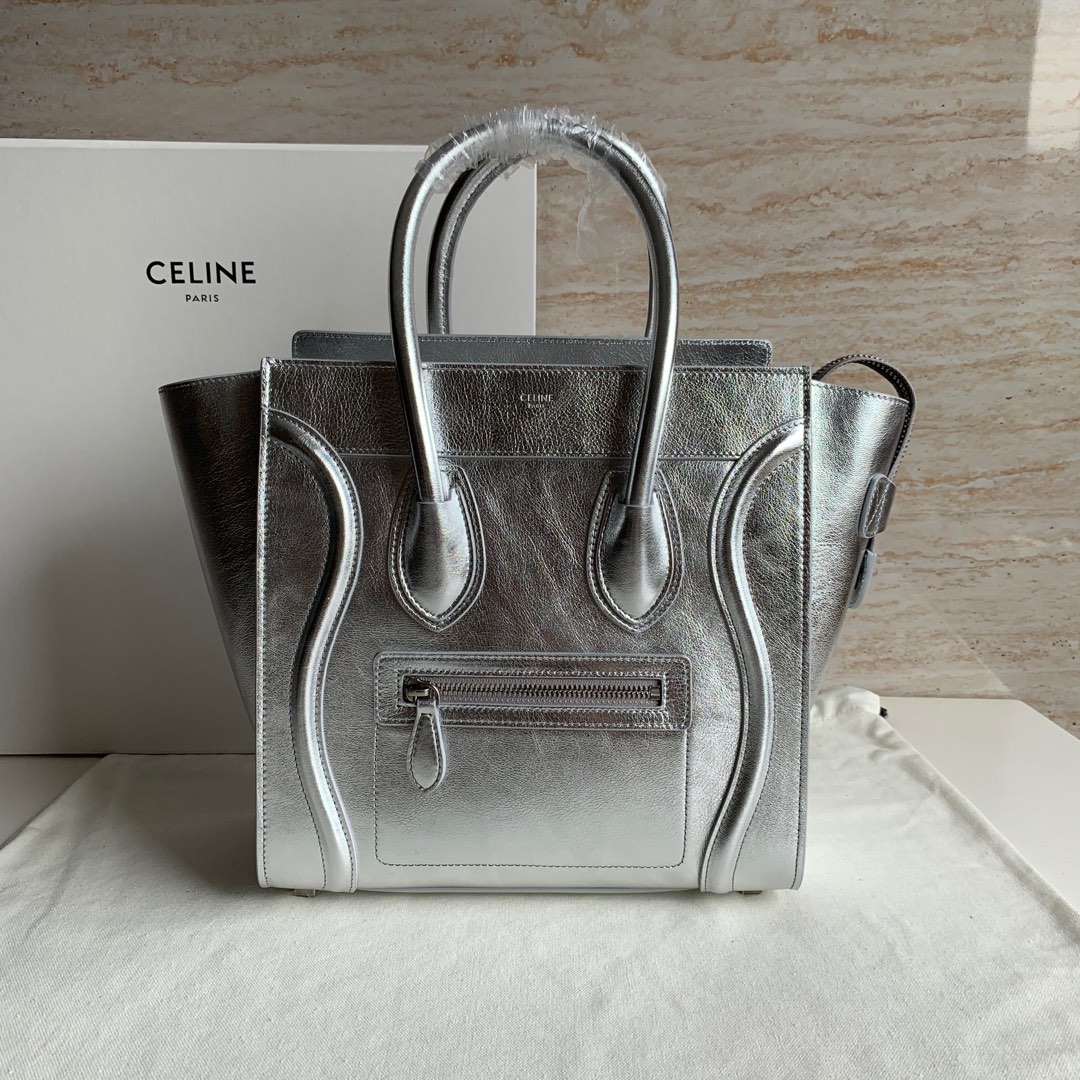 셀린느 Celine 189793 Micro Luggage Handbag in Smooth Calfskin 27cm