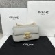 셀린느 Celine 197993 Chain Shoulder Bag Triomphe In Shiny Calfskin 20.5cm