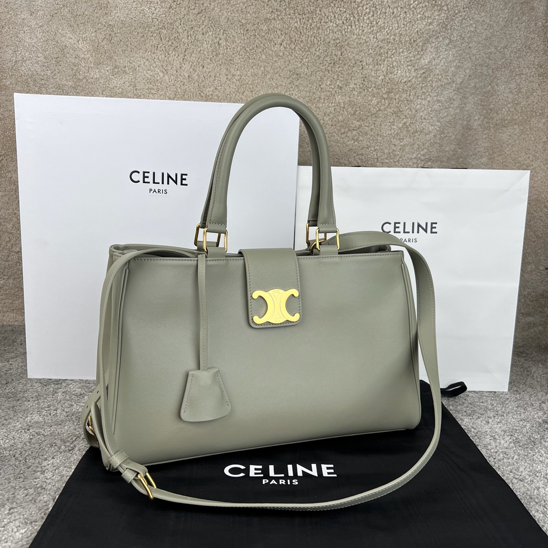셀린느 Celine 114963 Medium Appoline Bag in Supple Calfskin 37.5cm