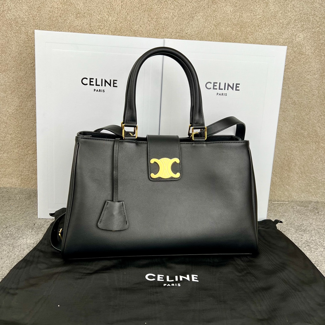 셀린느 Celine 114963 Medium Appoline Bag in Supple Calfskin 37.5cm
