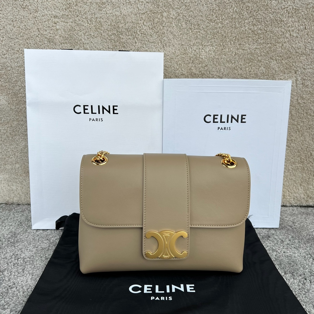 셀린느 Celine 115853 Medium Victoire Bag in Supple Calfskin 23cm