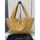 생로랑 Saint laurent/YSL 763435 Bea Tote In Suede Golden Leaf 50cm