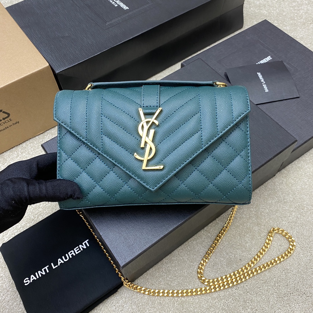 생로랑 Saint laurent/YSL 392745 Cassandra Envelope WOC Crossbody Bag 21cm
