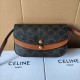 셀린느 Celine 10P672 Duo Wallet on Strap in Triomphe Canvas and Calfskin Tan 20cm