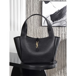 생로랑 Saint laurent/YSL 763435 Le 5 A 7 Bea Shoulder Bag in Grained Leather Black 50cm