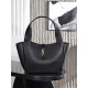 생로랑 Saint laurent/YSL 763435 Le 5 A 7 Bea Shoulder Bag in Grained Leather Black 50cm