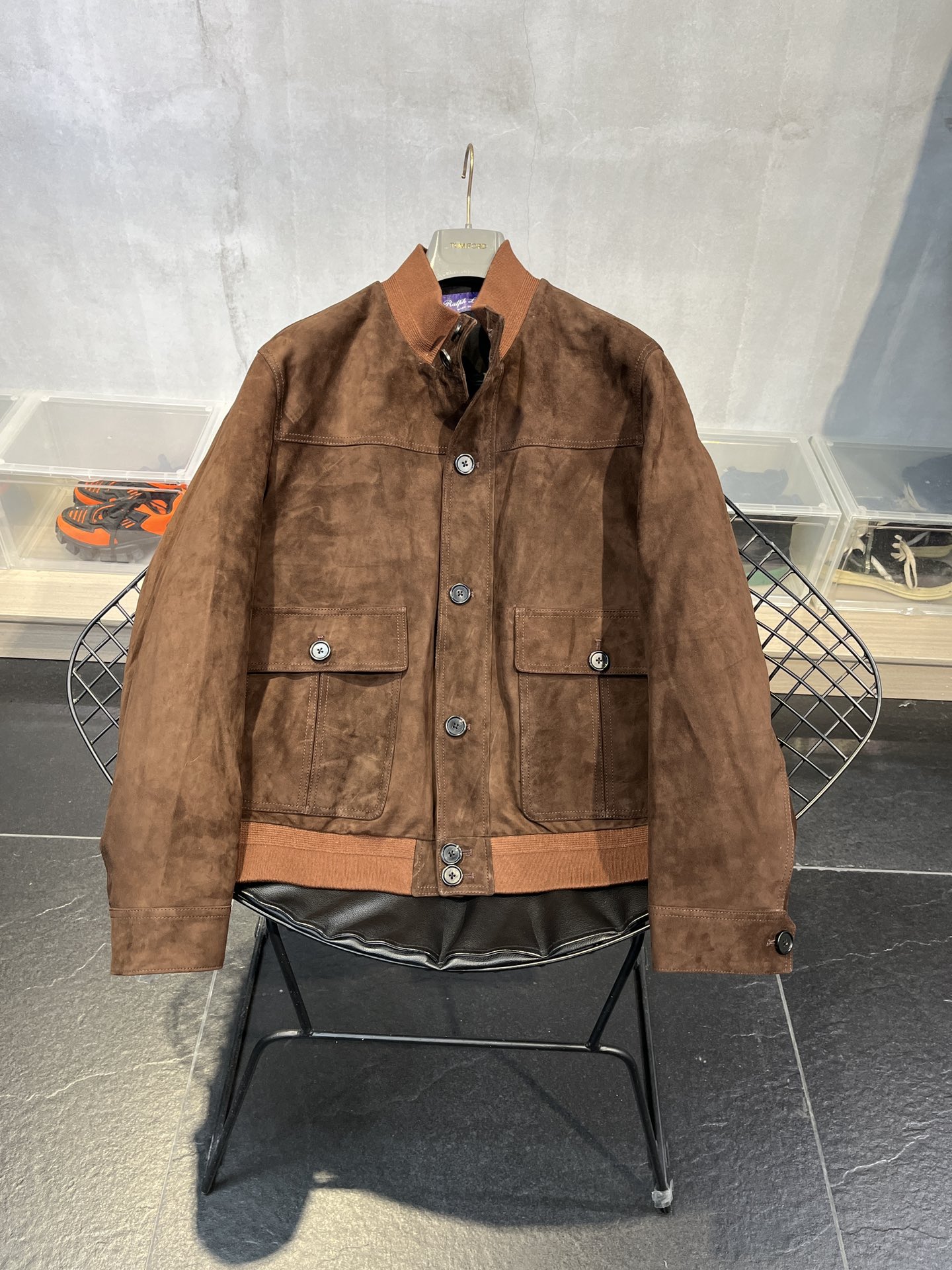 랄프로렌 Ralph Lauren 레더 재킷。