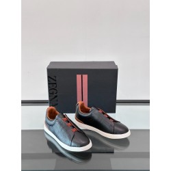 제냐 Zegna Triple Stitch 스니커즈